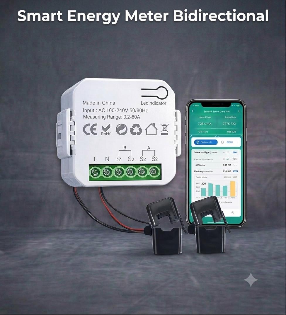 Smart Energy Meter Bidirectional
