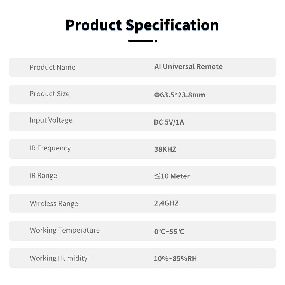 Switchora Smart Wi-fi Universal Remote IR Controller, DIY Learning Timer