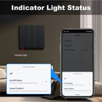 Smart Wi-Fi Double Push Button Wall Switch