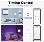 Smart Wi-Fi Double Push Button Wall Switch