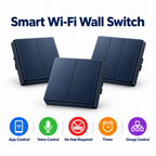 Smart Wi-Fi Double Push Button Wall Switch