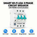 Switchora Smart WiFi Circuit Breaker 3 Phase 63A – MCB DIN Rail, Remote Control, Tuya Smart Life
