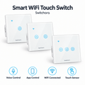 Smart Wi-fi Wall Touch Switch (White & Black)