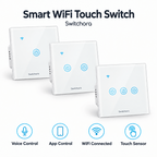 Smart Wi-fi Wall Touch Switch (White & Black)