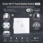 Smart Wi-fi 40A Switch Panel (White / Black)