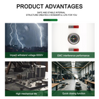 Smart Wi-Fi Circuit Breaker MCB 3 Phase 63A DIN Rail