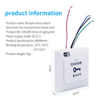 Switchora Smart Wi-fi Exit Push Button, DC 12V 10A IP21