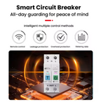 Switchora Smart WiFi Circuit Breaker 2P 63A – Leakage Protection, Energy Meter, Tuya Smart Life