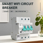 Smart Wi-Fi Circuit Breaker MCB 3 Phase 63A DIN Rail