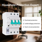 Smart Wi-Fi Circuit Breaker MCB 3 Phase 63A DIN Rail