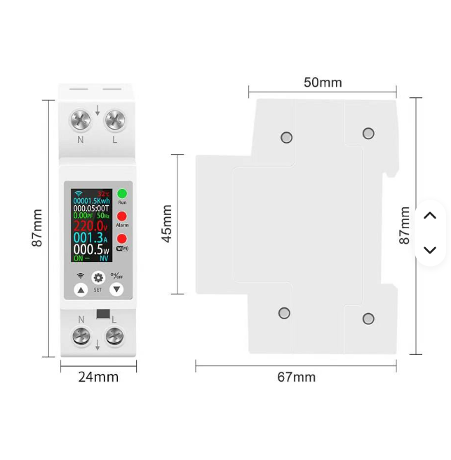 Smart Wi-Fi (Unit Lock) 1P 63A Digital Display