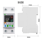 Switchora Smart Wi-fi Protector Breaker 2P 63A – Unit Lock, Digital Display