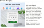 Switchora Smart Wi-fi Mini Switch module 16A, Mini Relay Works with Manual Switch