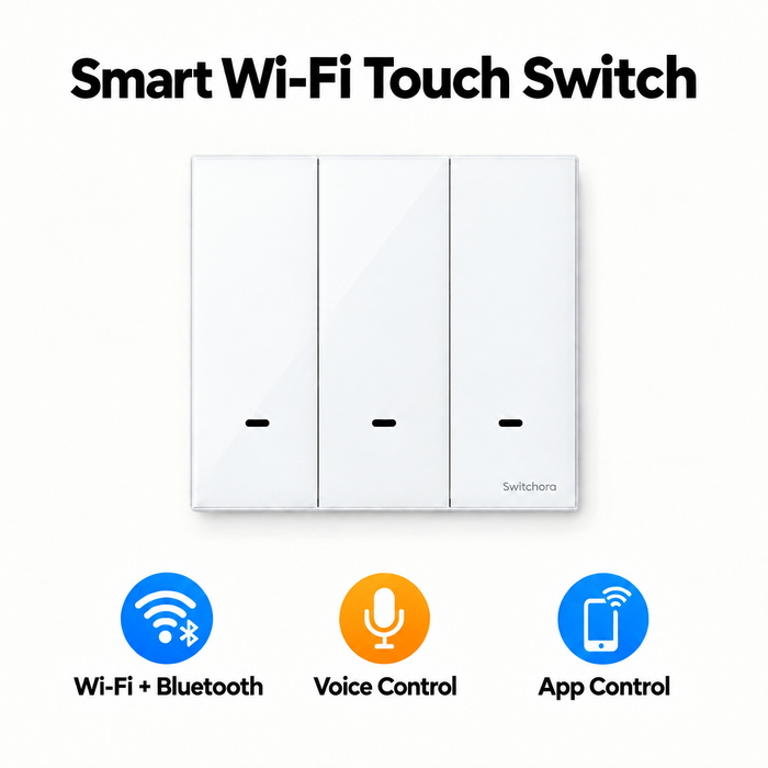 Switchora Smart Wi-fi Wall Push Button Switch, Timer & Schedule Function