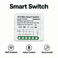 Switchora Smart Wi-fi Mini Switch module 16A, Mini Relay Works with Manual Switch