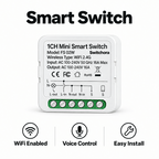 Switchora Smart Wi-fi Mini Switch module 16A, Mini Relay Works with Manual Switch