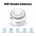 Switchora Smart Wi-fi Smoke Detector Sensor, Wireless & Easy Installation