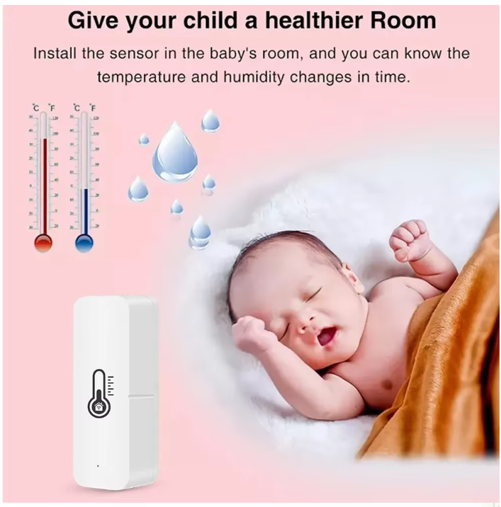 Switchora Smart Wi-fi Temperature and Humidity Sensor, Remote Monitor