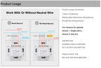 Smart Wi-fi Wall Touch Switch (White & Black)