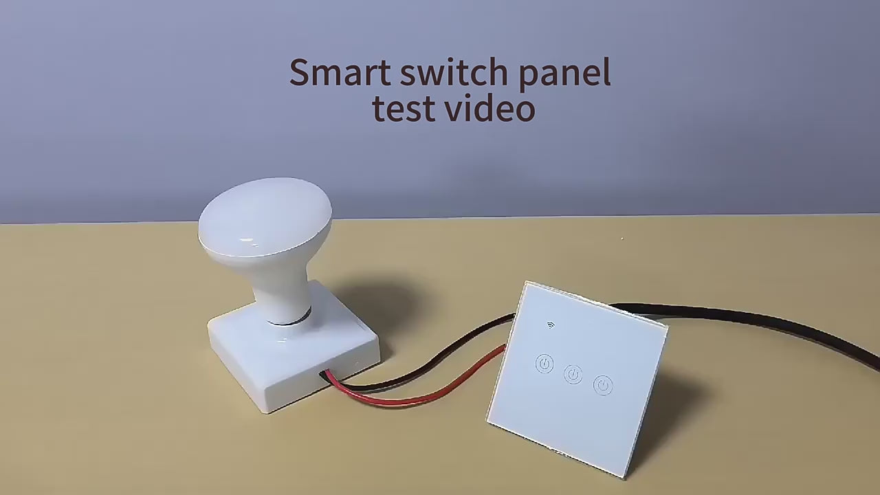 Smart Wi-fi Wall Touch Switch (White & Black)