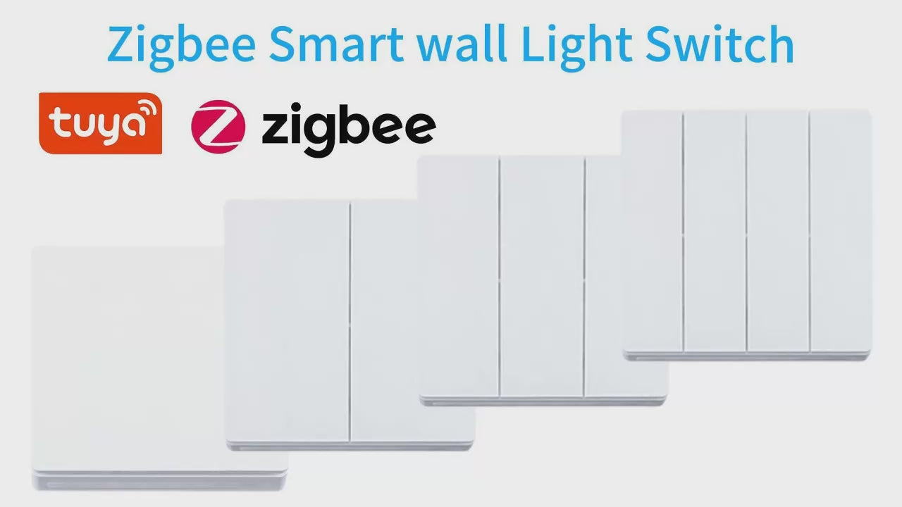 Smart Wi-Fi Double Push Button Wall Switch