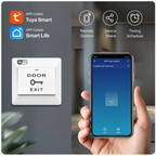 Switchora Smart Wi-fi Exit Push Button, DC 12V 10A IP21