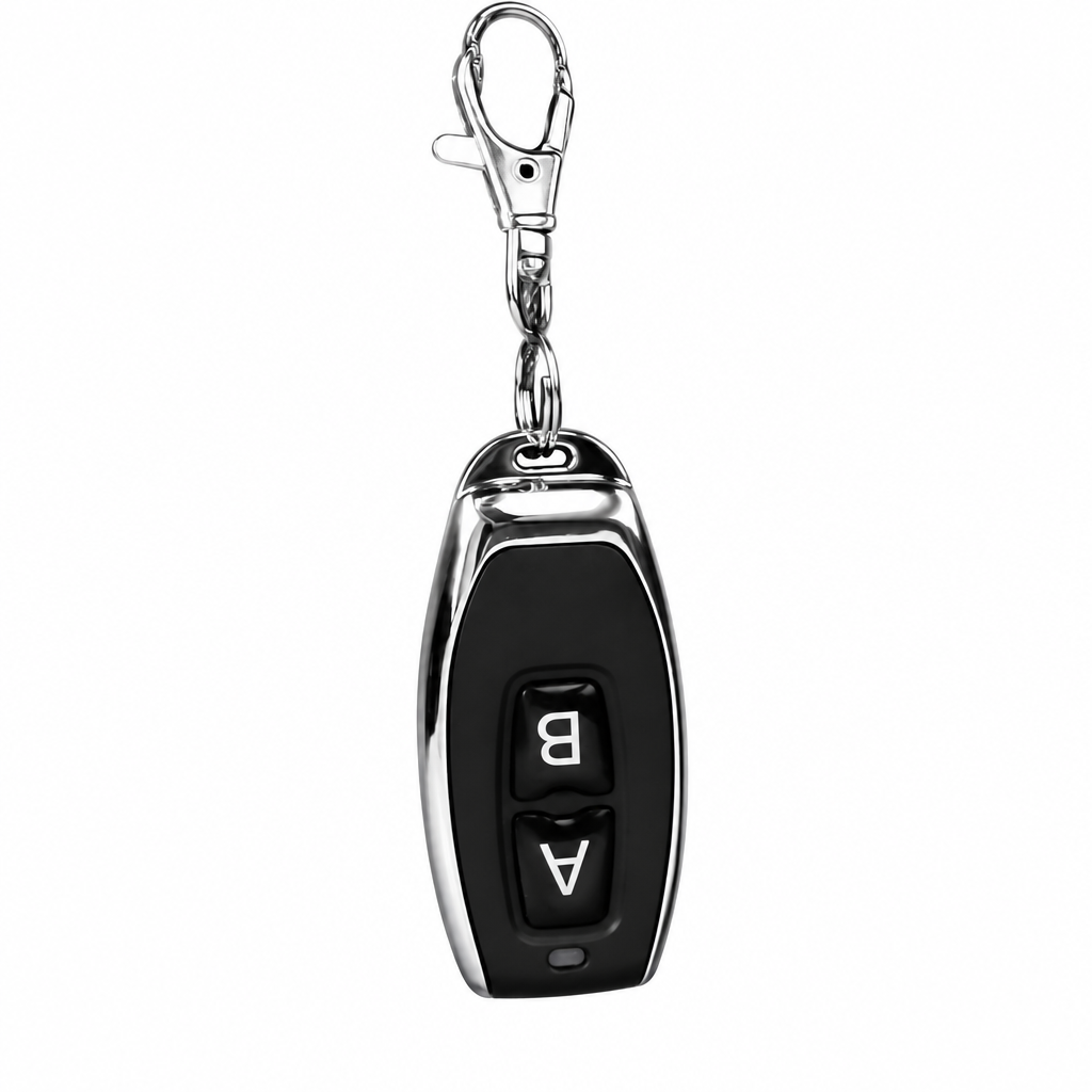 Switchora 2 Button - 2 Channal RF 433 Mhz White Remote Control for EV1527 Learning code